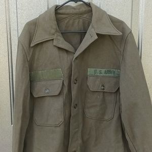 U S.Army issued Vietnam War wool blend Shacket